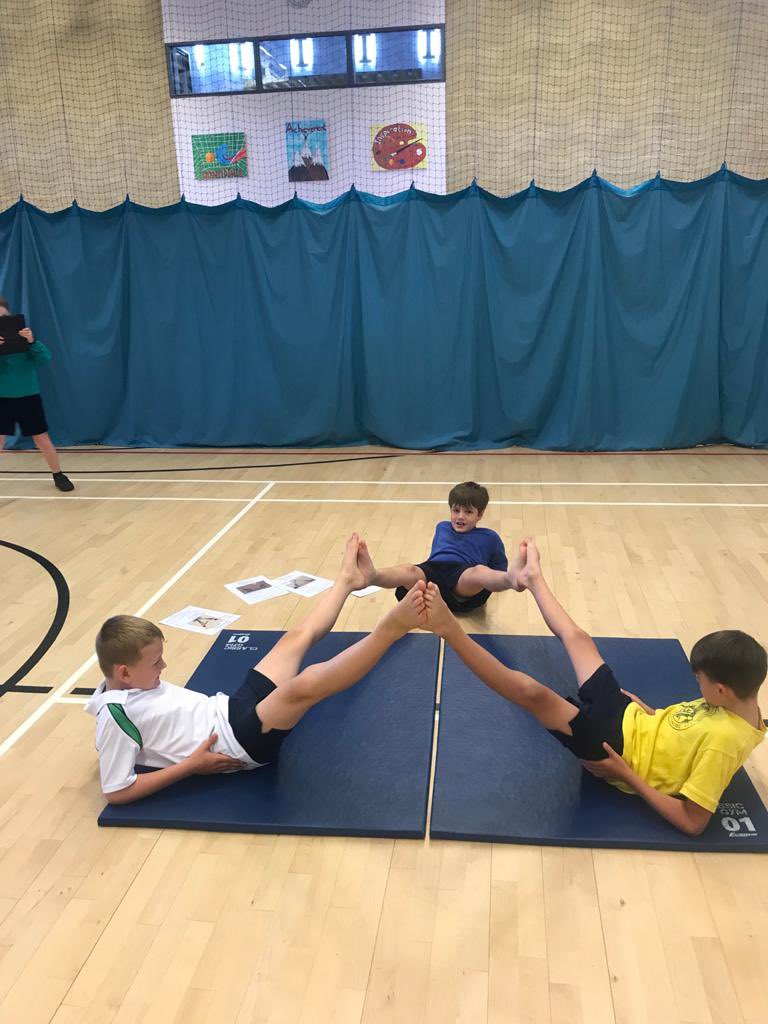 ThorngroveSport's tweet photo. Year 5 partner work in gymnastics- exploring balances #Gymnast #BalanceWork #PickYourPath @ThorngrovePrep https://t.co/cVYHfzXVP6
