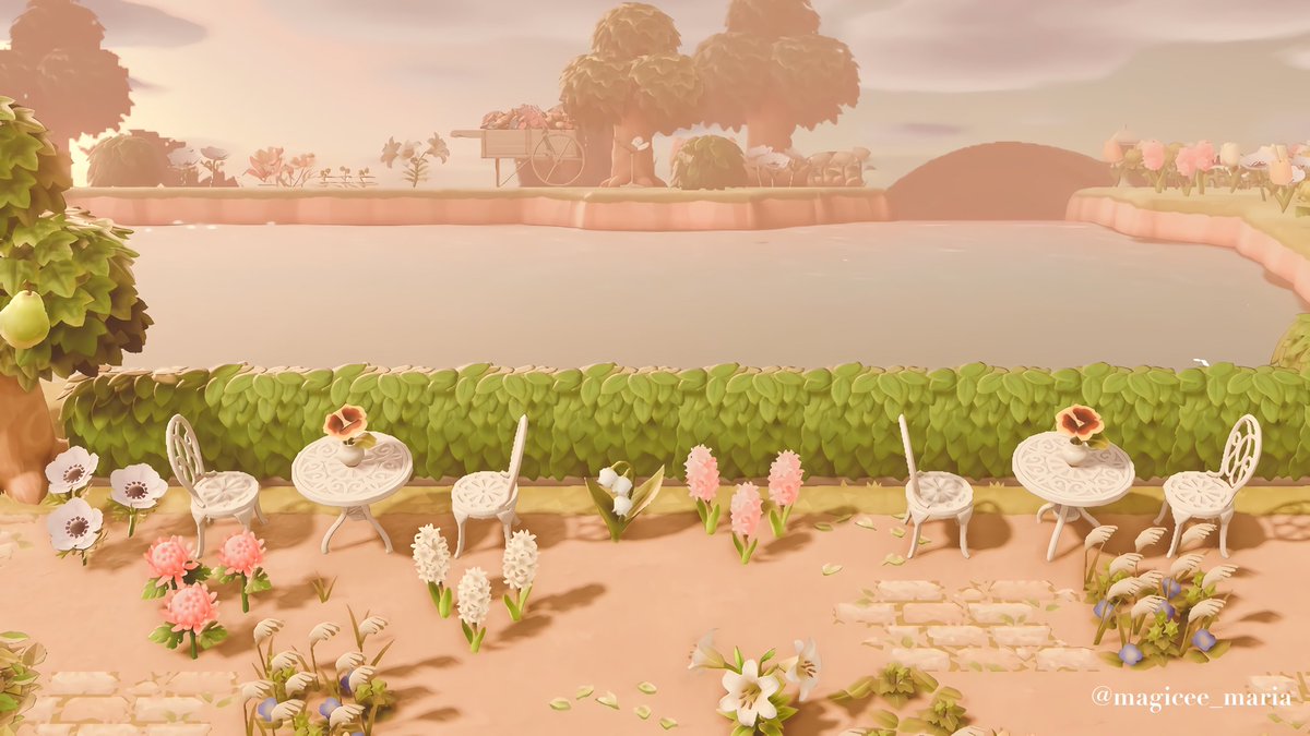 magicee_maria's tweet photo. 🌸🍃💐~ Beyond the bridge ~🌸🍃🌷
Here is my newest build on my island! I’ve always wanted a big lake and I love the way this turned out! This build is inspired by the wonderful @danaecrossing 💐
#ACNH #AnimalCrossingNewHorizons #ACNHDesign #meadowcore https://t.co/t2RcKRiofD