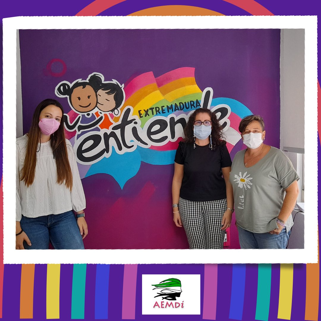 aemdi_mujer's tweet photo. Hoy las Tcas de fortalecimiento de @cemudis en Extremadura se han reunido con @extremaduraentiende para presentar el proyecto que están desarrollando y dar a conocer #AEMDI a fin de establecer lazos de colaboración #MujeresYNiñasConDiscapacid #CEMUDIS #ExtremaduraEntiende https://t.co/MFlnn28IcN