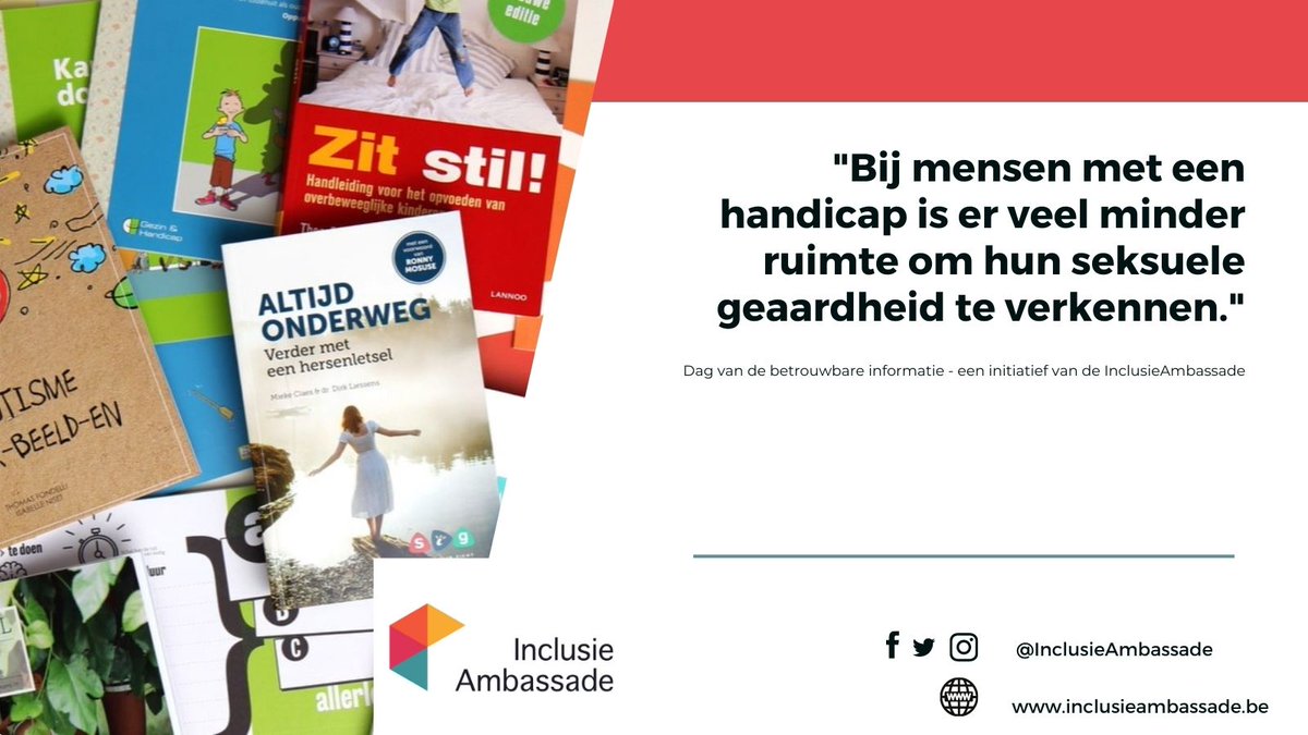 Is deze stelling juist of fout? Wat denk jij? Geef jouw mening via deze survey: bit.ly/3lb0p28
Op 16 oktober, de Dag van de Betrouwbare Informatie, kom je te weten wat de Vlaming denkt over handicap. 
#dagvandebetrouwbareinformatie
