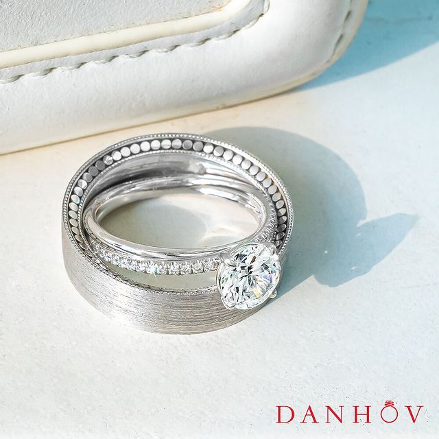 DanhovJewelry's tweet photo. Whether you're looking for an engagement ring or a set of wedding bands, we have the perfect ring for you ✨ || https://t.co/kfHfIYZxC0 #Danhov #jewelry #womensjewelry #accessories #engagementring #diamondring https://t.co/pw6IwLIHS0