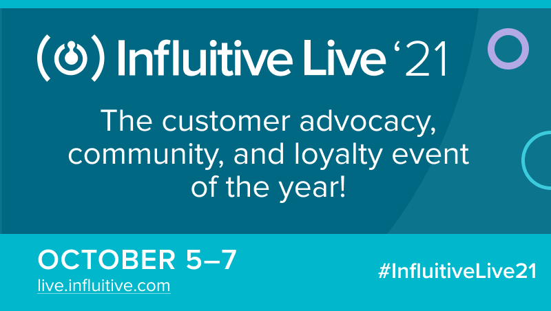 eleep's tweet photo. Join me at #InfluitiveLive21 on Oct 5-7. Register for free today to:
🔹Hear from industry experts in advocacy, community, and loyalty
🔹Network with global peers and Influitive experts
🔹Earn points towards great prizes  https://t.co/mnfNHzDs8U https://t.co/r5U5wXlnvA