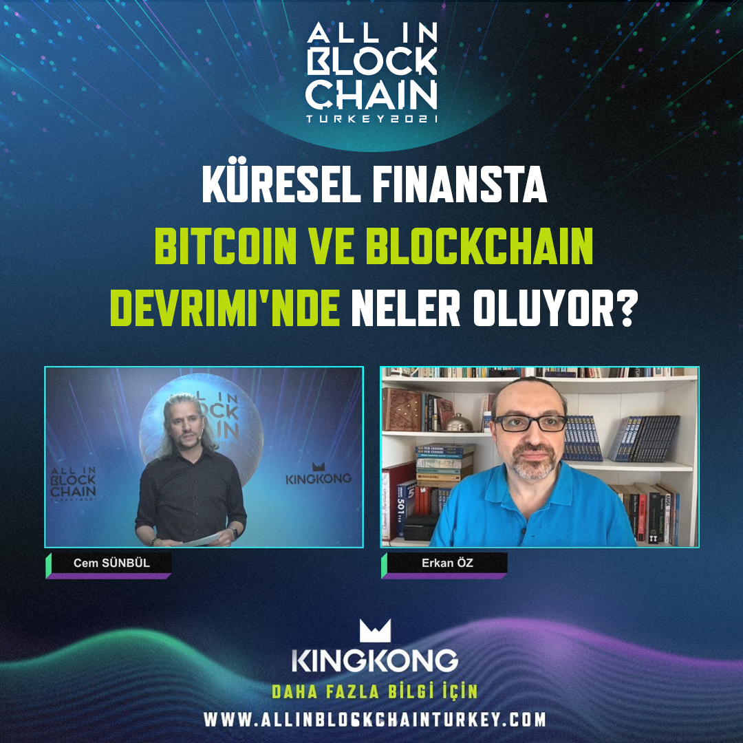 AllinBCTurkey's tweet photo. Erkan Öz, Küresel Finansta Bitcoin ve Blockchain Devrimi’ni #AllinBlockchainturkey2021 etkinliğinde sizin için anlattı. @_ErkanOz 
Bu ve daha fazla videoyu izlemek için sizi YouTube kanalımıza bekliyoruz. İzlemek ve abone olmak için: https://t.co/a1B9glXobz #KingKongİstanbul https://t.co/SljCtHN2z5