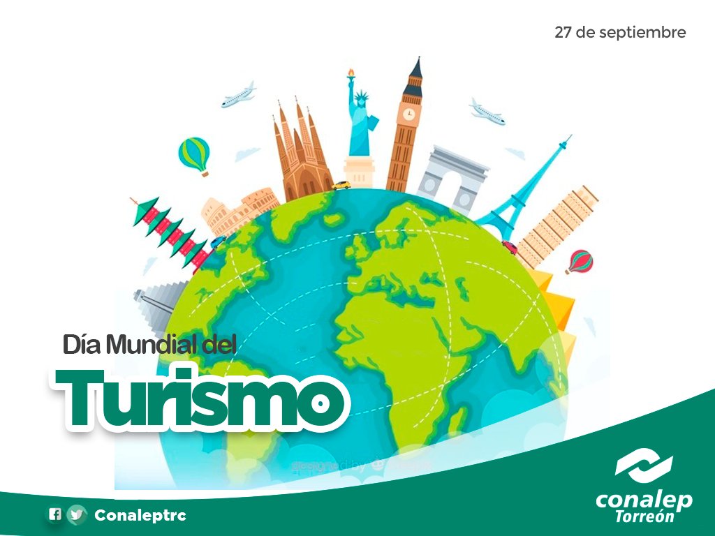 conaleptrc's tweet photo. #Efemérides 🗓️ |  Día Mundial Del Turismo✈️ Disfrutemos de nuestros bellos lugares. Estamos orgullosos de compartir nuestra tierra. El lema de este año: “Turismo para un crecimiento inclusivo”. 🙌 

#diadelturismo 👌 https://t.co/p0reyP37WP