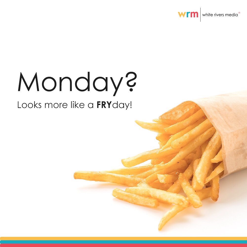 WhiteRiversM's tweet photo. #TeamWRM to #MondayBlues - Talk to my hand (full of fries π) https://t.co/MMhGX8Vezd