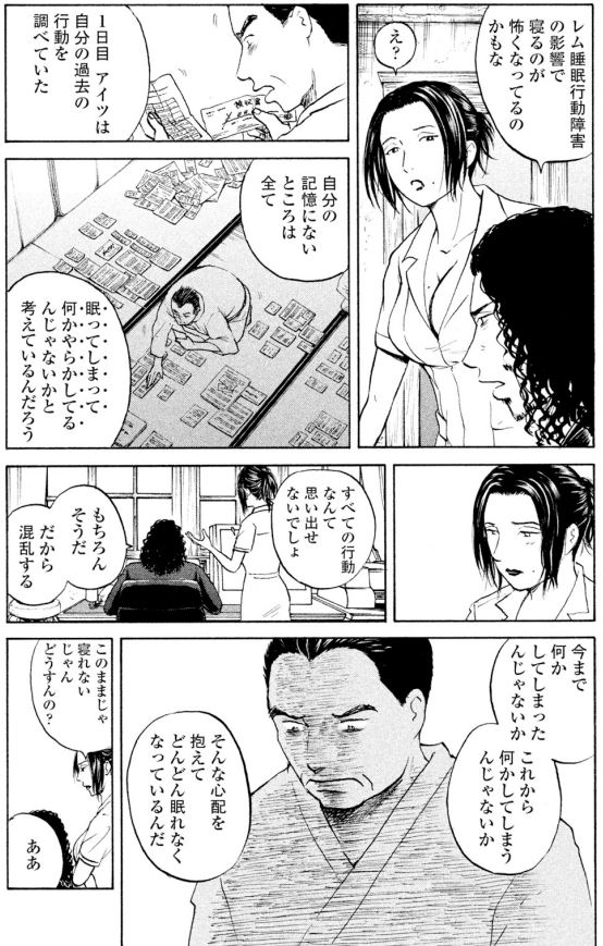 レム睡眠行動障害 寝てる間にオレは何をやっていたんだ 部下に迷惑かけて こしのりょう こっしー 漫画家の漫画