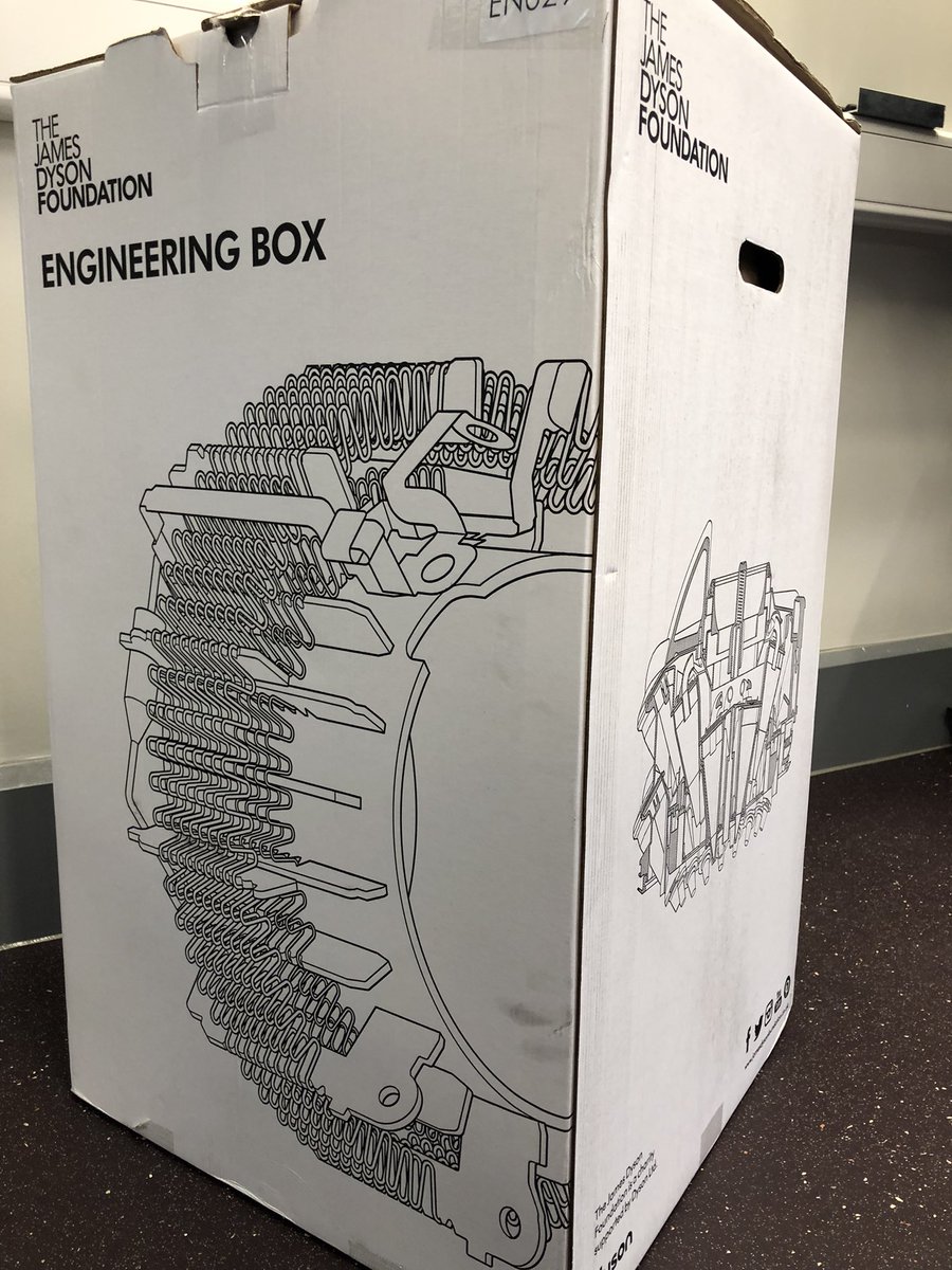 MaidaValeDT's tweet photo. Delighted to receive a Dyson Engineering box and for 9DT to be able to experience dismantling a cylinder vacuum cleaner. Today we learned about  generating cyclones as well as manufacturing production and processing. #dysonengineering #jamesdyson #maidavaleschooldt https://t.co/m2HsPzagZK