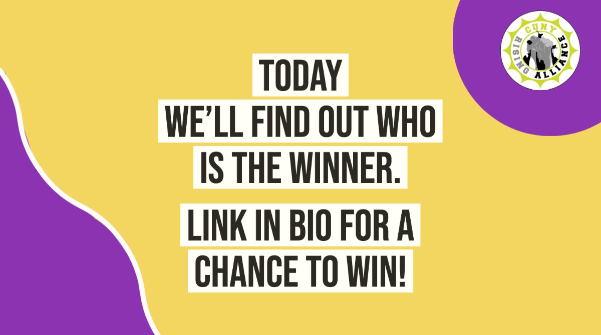 CUNYRising's tweet photo. Today we'll announce the winner for the first raffle of the season! 

Don't forget to tune in and sign up for a chance to win. 

SIGN UP HERE: https://t.co/plgoGA964A

#VaxUpCUNY #cunystrong #cunystudents #cunylife #cunycomeback https://t.co/2lQGKYD1pC