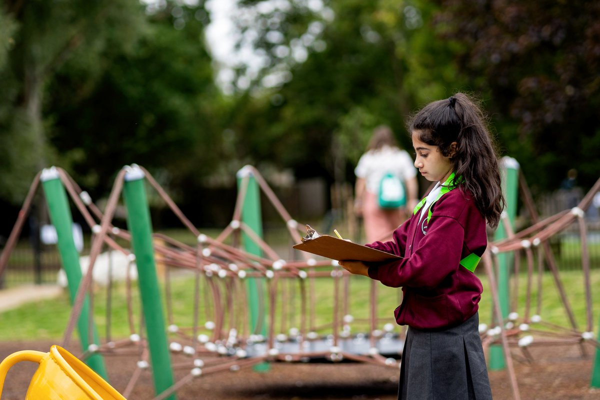 headstonepark's tweet photo. Pinner Park Primary pupils assessed the new playground for the recent Park celebration event. Join them &amp; give us your feedback on the park &amp; be in with a chance to win a £10 voucher for the Museum cafe.https://t.co/LuOf0oNTgR @PinnerParkSch @harrow_council @FoHMRG @OurHarrow https://t.co/6zRcDfXHTW