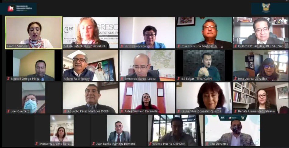 El secretario @atilanorp dió inicio al 6to día de actividades del 3er Congreso de Academias Estatales, con la participación de la #AcademiaDeEducaciónEspecial para tratar temas relevantes sobre la inclusión y eliminación de las barreras de aprendizaje
@Juan_Ramro 
<a href="/JoelGuerrero_J/">JOEL GUERRERO</a>