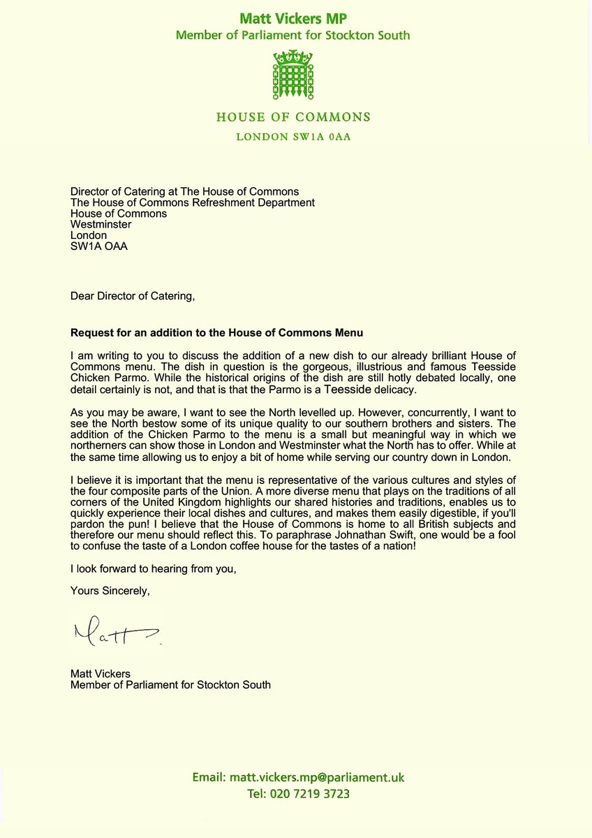 Matt Vickers MP tweet media