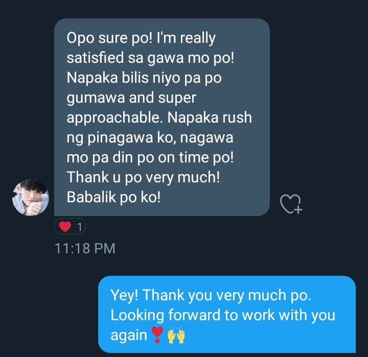 paul_acadcomms's tweet image. Yey! Satisfied client tonight. Thank you po🙌 #feedback