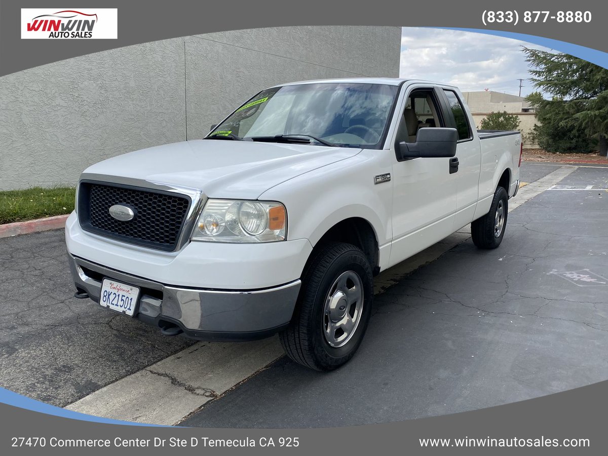 WinWinAutoSales's tweet image. Pre 2007 FORD F150 SUPER CAB - $9,500

FOR INQUIRIES CALL 📲 (833) 877-8880
For more information and images, visit: winwinautosales.com/inventory/ford…

#ford #f150 #supercab #preownedcars #usedcars #temecula #murrieta #car #auto #carforsale #autoforsale #sale #luxurycar