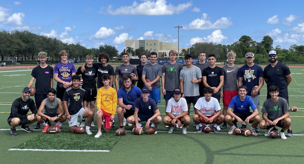 KornblueKicking's tweet photo. Sunday training🌴 | Ft Lauderdale @ 1:00 / Bonita Springs @ 6:00

GREAT group of guys getting better included:
• Wake Forest commit/5⭐️ kicker
• Several 4.5⭐️ specialists 
• 8 guys attending for the 1st time
• 34 kickers/snappers
 #𝐅𝐀𝐁𝟓𝟎 @KornblueKicking @KornblueSnappin https://t.co/gHSC24LH4f
