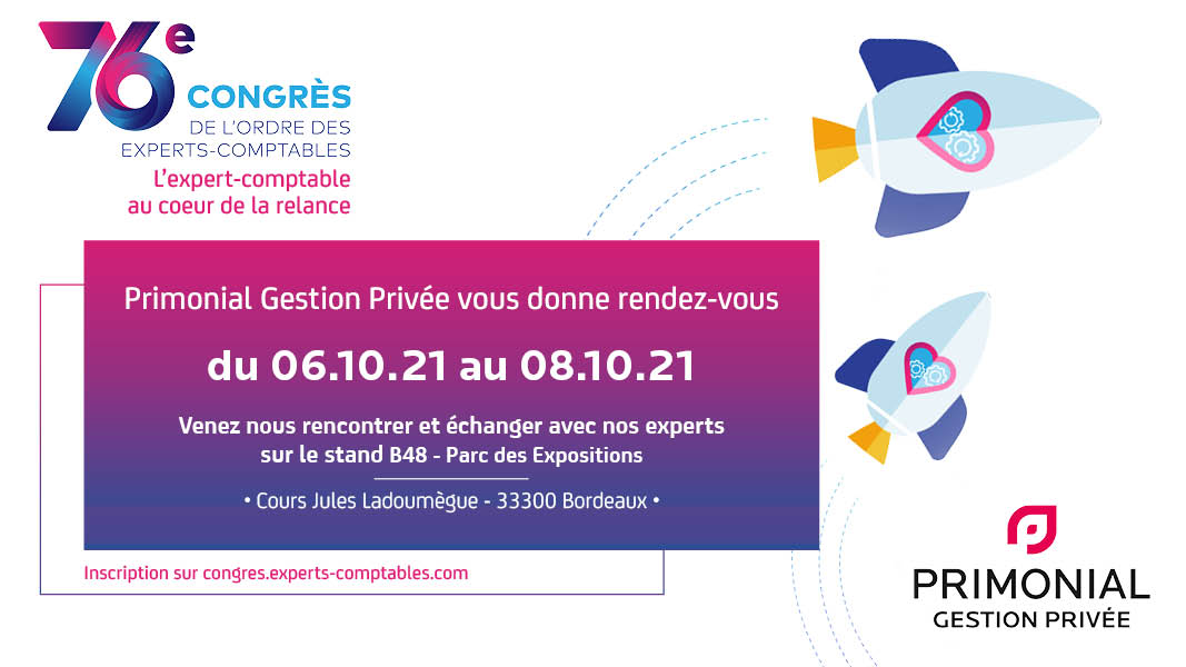 Primonial's tweet image. Venez rencontrer et échanger avec nos experts ! #Primonial #GestionPrivée vous donne rdv à l’occasion du 76ème congrès des Experts-Comptables. 
📅 Du 06 au 08 octobre  📍 Stand B48 – Parc des Expositions de Bordeaux
Pour vous inscrire, c’est ici 👉 congres.experts-comptables.com