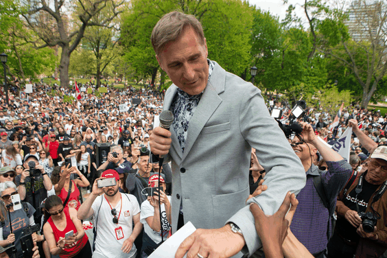 nationalpost's tweet photo. Maxime Bernier’s anti-lockdown People’s Party is not going away: Full Comment podcast https://t.co/wcHhL1tfUa https://t.co/bNvgN412mZ