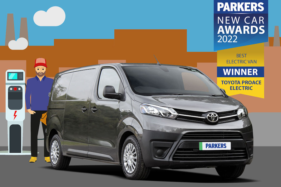 ToyotaUK's tweet photo. We've scooped not one, not two, but three awards at the @ParkersCars New Car Awards 2022 with #GRYaris, #ProaceElectric and #ProaceCity all winning! 🏆🏆🏆 https://t.co/mucFeZPzAg