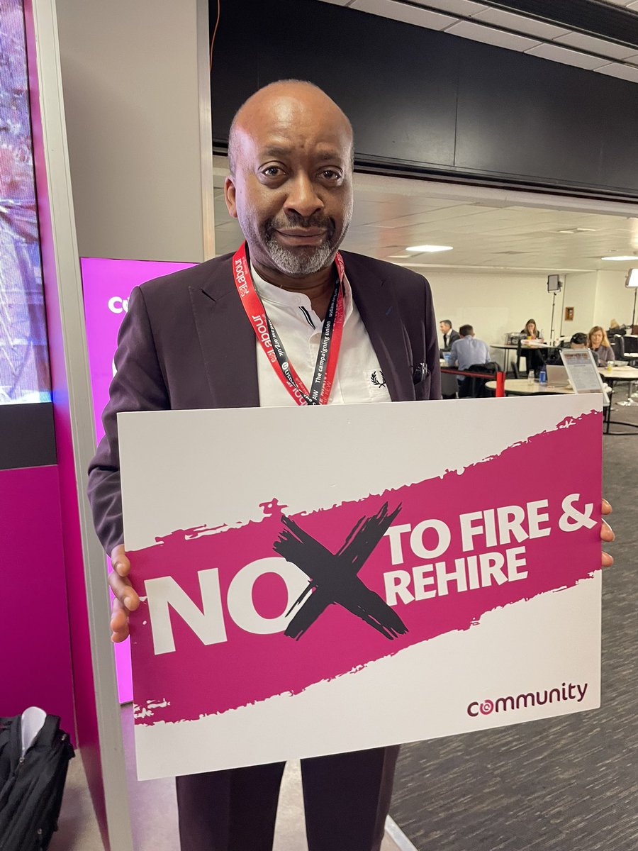 I’m at #Lab21 and happy to endorse the <a href="/CommunityUnion/">Community Union</a> campaign and proud to stand in solidarity with the workforce at <a href="/clarksshoes/">Clarks Shoes</a> and support all workers threatened with “fire &amp; rehire”.