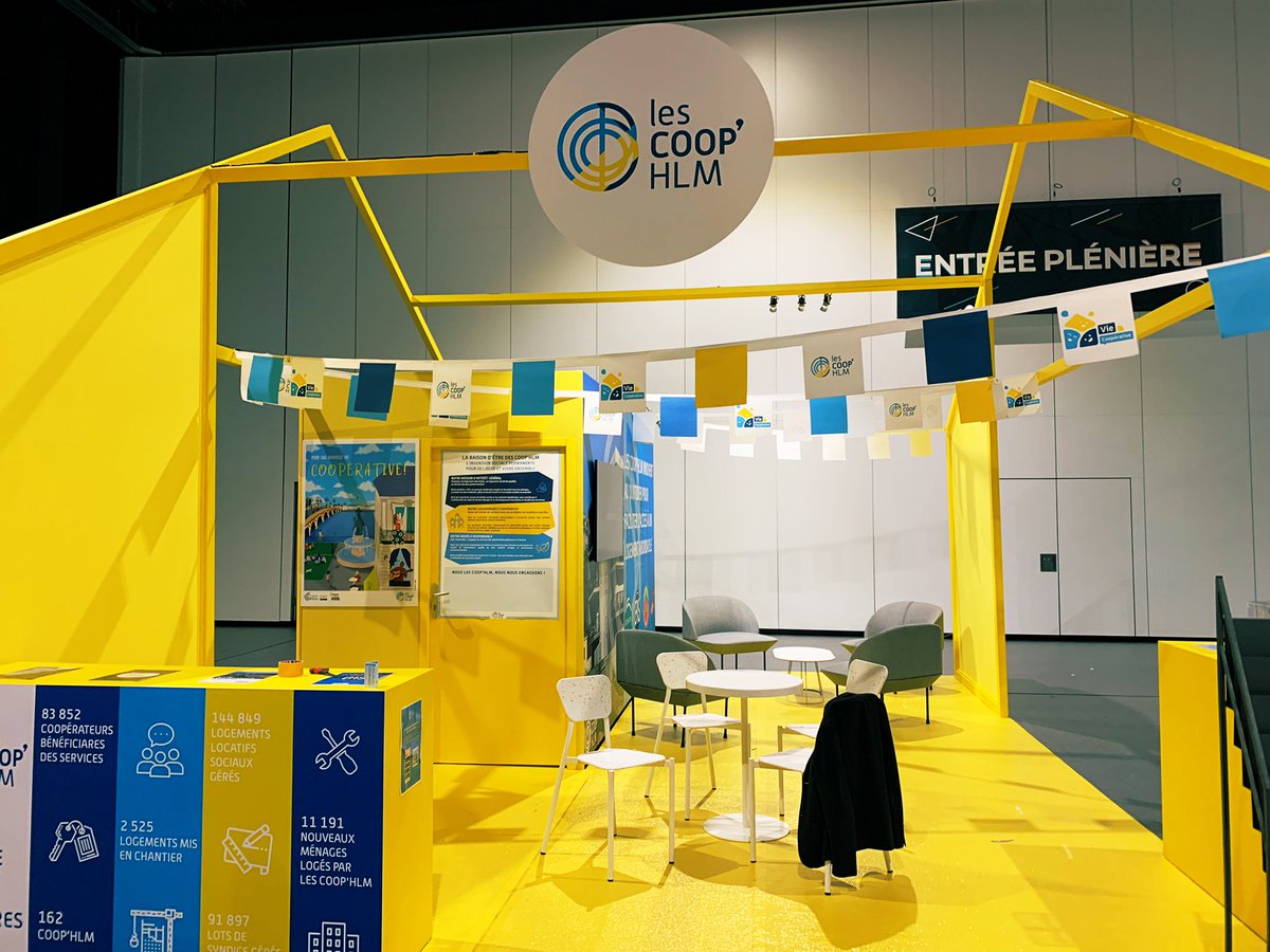 J-1 #CongresHlm✨ La fédération <a href="/LesCoopHlm/">Les Coop Hlm</a> vous accueille demain au #CongresHlm au Parc Expo Bordeau Lac✨ Venez à notre rencontre sur notre stand, situé sur le Forum ! ➕ d’infos hlm.coop/actualites/all…