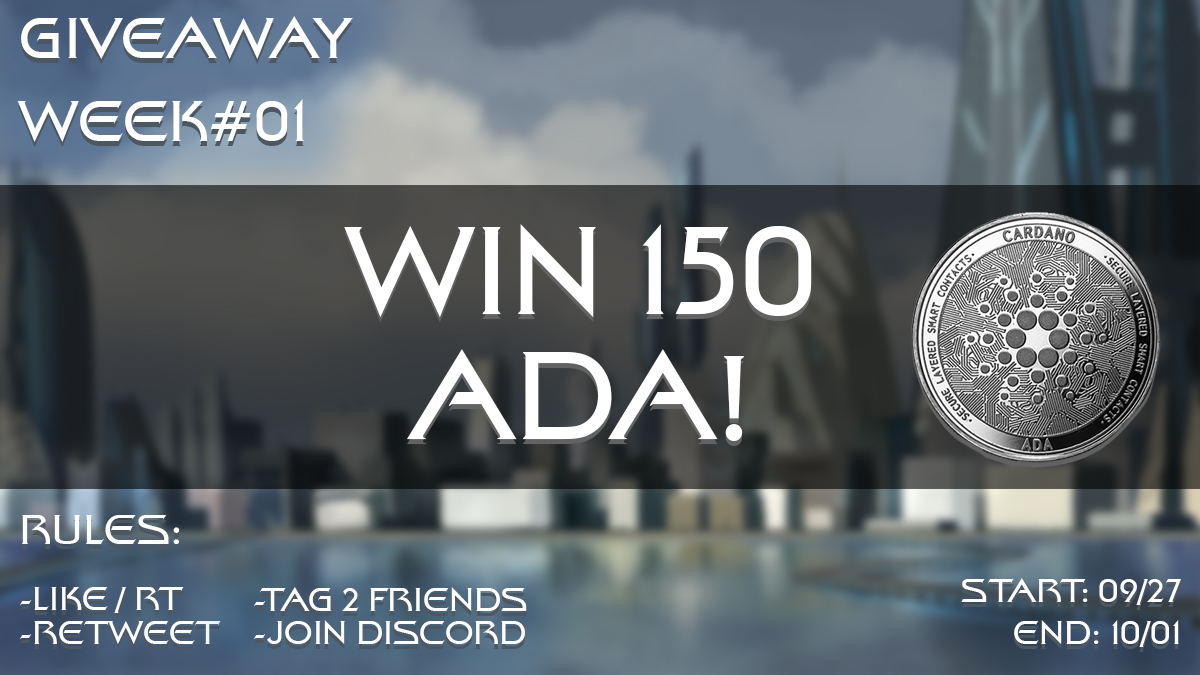 Project_Emphyr's tweet photo. Giveaway of the Week #01
Get ready to win 150 ADA!

Rules:

1) Like;
2) Retweet;
3) Tag 2 friends;
4) Join our Discord.

The winner will be selected randomly on 01 Oct 2100 UTC.
Good Luck! 👾🚀 https://t.co/XlfWtFjKpo
