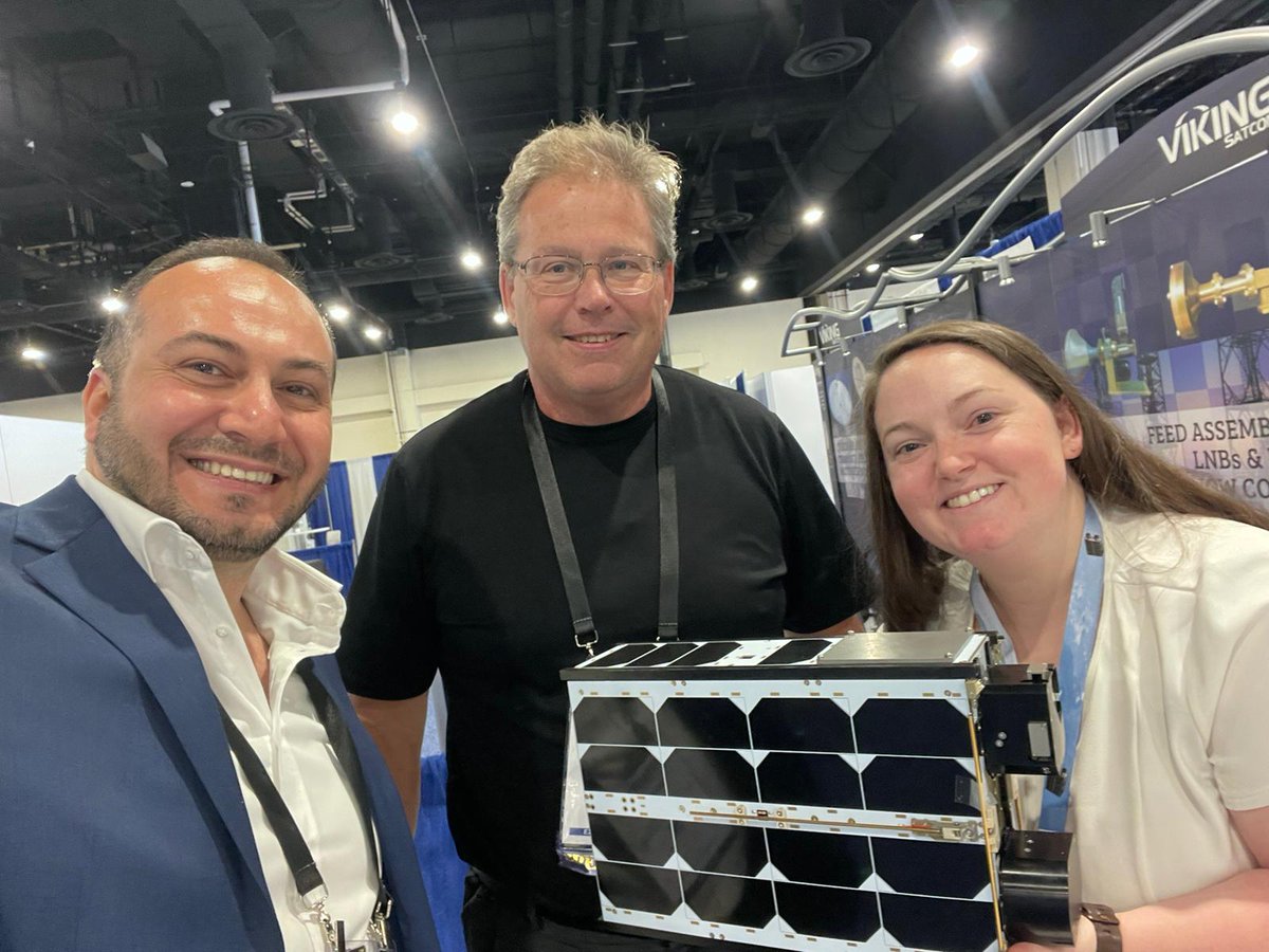 OQTEC's tweet photo. It was great meeting our partner @NanoAvionics in #Satellite2021 show in Washington D.C - Looking forward to putting more 5G satellites in orbit! #satellite #newspace #5g #nbiot https://t.co/5bFxXSvpuO
