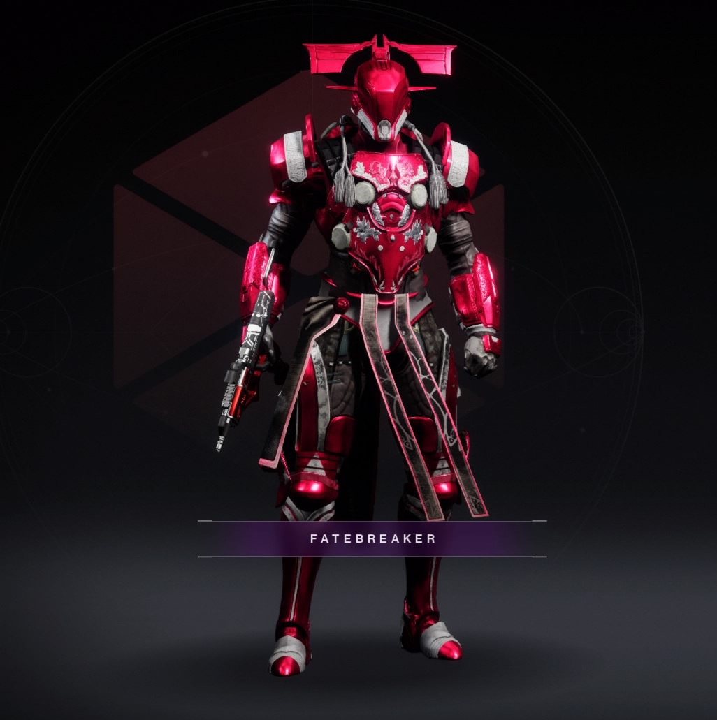 VenBrooks's tweet photo. Titan's fashion in support for a good cause next month. #ThreadsOfLight #Destiny2 #Pink @DestinyTheGame https://t.co/Aupc8an924