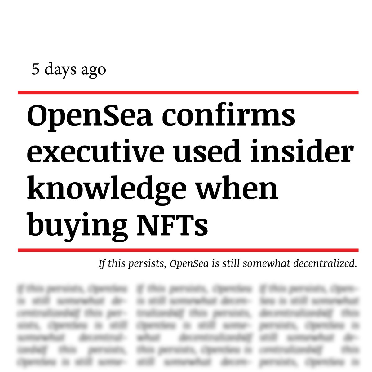 StillOpenSea's tweet photo. @PotatoesPunks How much longer will we stay on OpenSea after this? https://t.co/V4nLN8UIu0

We’ll see. 
Join our movement.

#NFT #NFTCommunity #NFTdrop #NFTdrops #nftart #StillOpen #decentralized https://t.co/k2JdlsVHbg