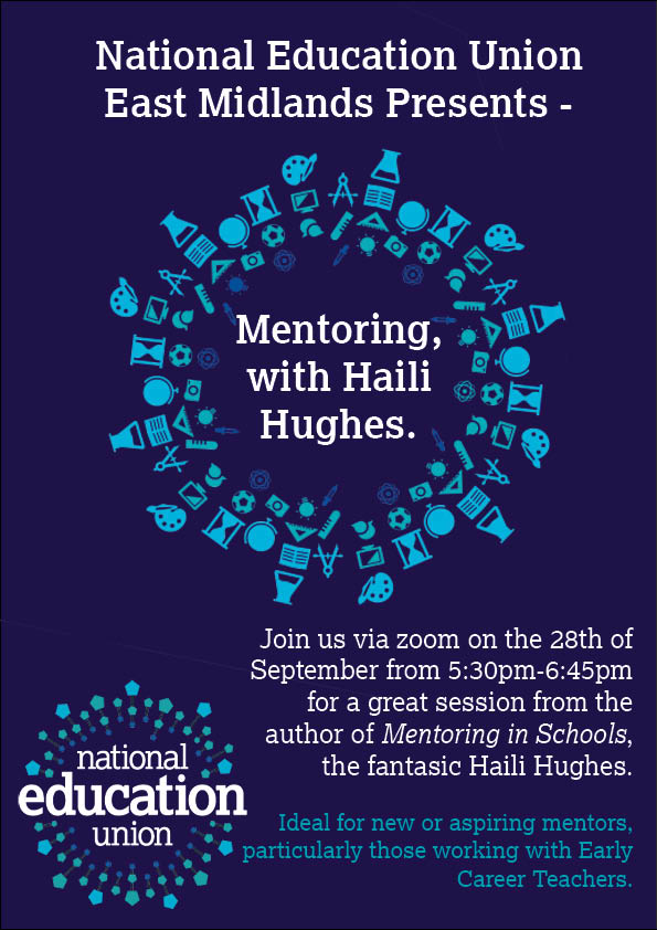 NEUEastMidlands's tweet photo. Join us for this exciting event! - Mentoring, with 
@HughesHaili. 28/09/21, 5:30pm-6:45pm. Register here:  https://t.co/KtngCzLAAq https://t.co/9bup13NIbS