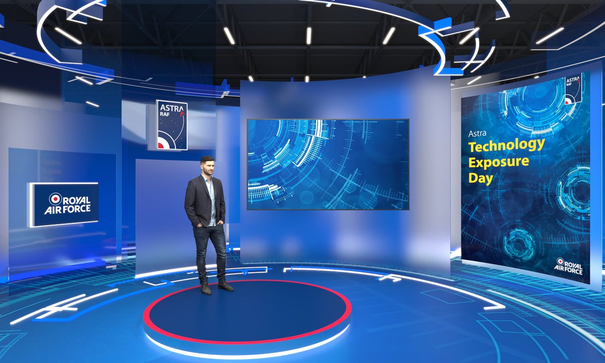 Just a quick reminder - less than 24hrs to go before the #RAFAstra Tech Day. 1000 already signed up! Registration is still open for all MOD employees. To reserve your place check out Defnet!  The virtual studio by <a href="/dijondesigns/">brand-emotion</a> is looking awesome🚀
