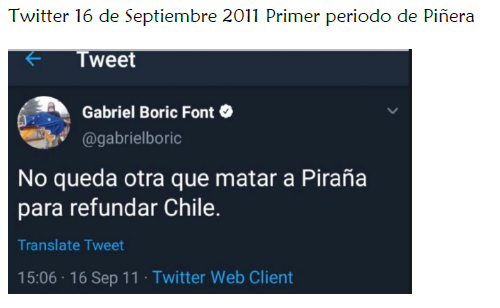 caesear's tweet photo. ¿Crees que un candidato presidencial que ha llamado a asesinar al Presidente, da garantía de estabilidad, de crecimiento, de paz social, de igualdad ante la ley o de terminar con el terrorismo?
Claramente, NO
#BoricNoEsConfiable https://t.co/kjFHtsfa7f