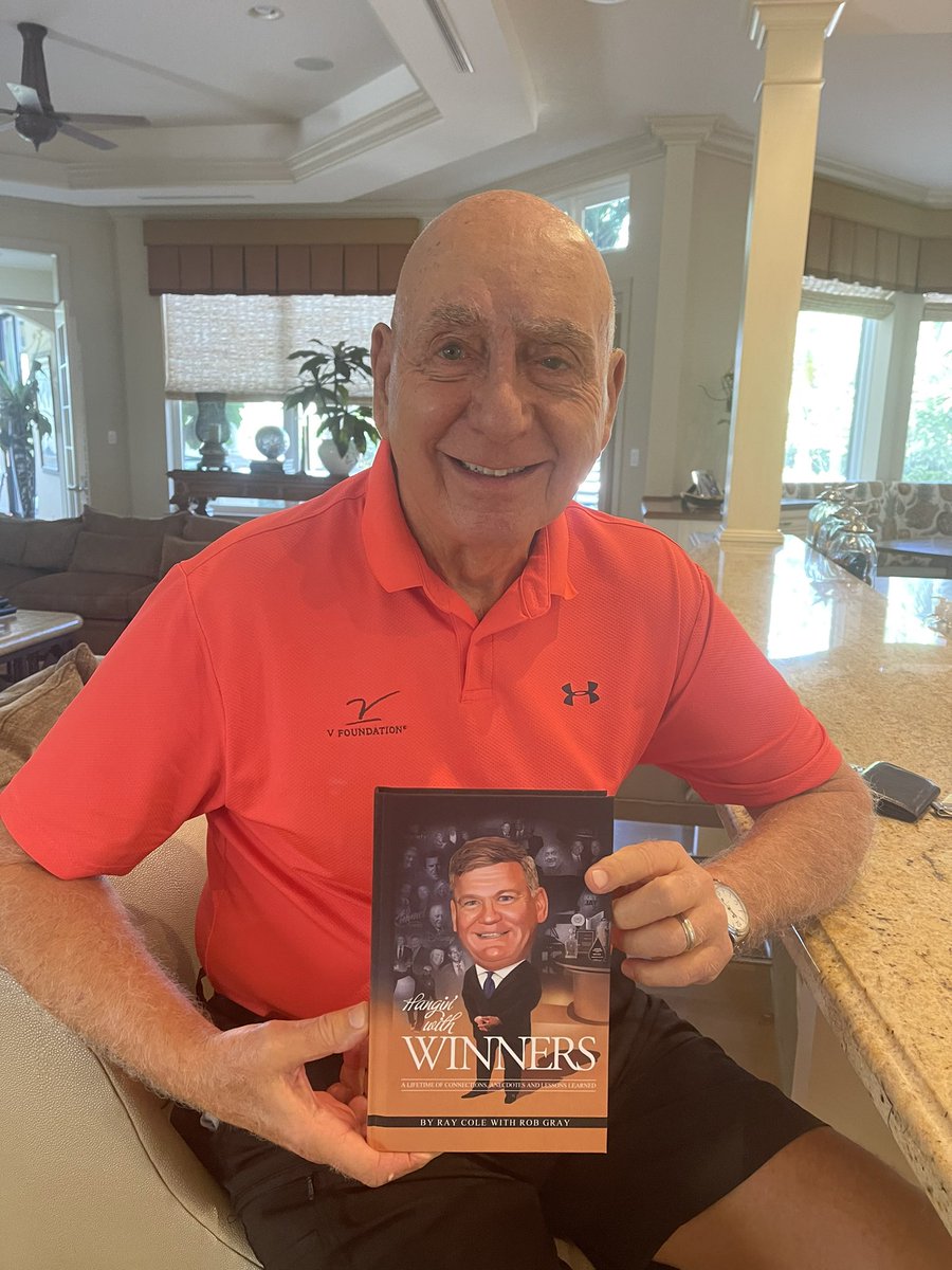 My buddy RAY COLE the head of <a href="/SNNTV/">SNN</a>  has a new book out that will inspire . Yes “HANGIN with WINNERS” is A fun read !  <a href="/ESPNPR/">ESPN PR</a> <a href="/MKenealyEvents/">Mary Kenealy Events</a> <a href="/raycoletv/">Ray Cole</a>