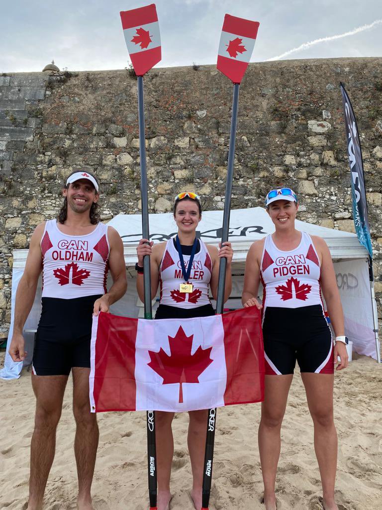 What a finish 👏🇨🇦

Brienne Miller won CW1x gold 🥇 at the 2021 <a href="/WorldRowing/">World Rowing</a> Beach Sprint 🏃🚣 Finals! 🥳

Aubrey Oldham and Sarah Pidgen also had impressive 💪 performances, with close CM1x and CMix2x quarterfinal losses.

More: bit.ly/39C3rao