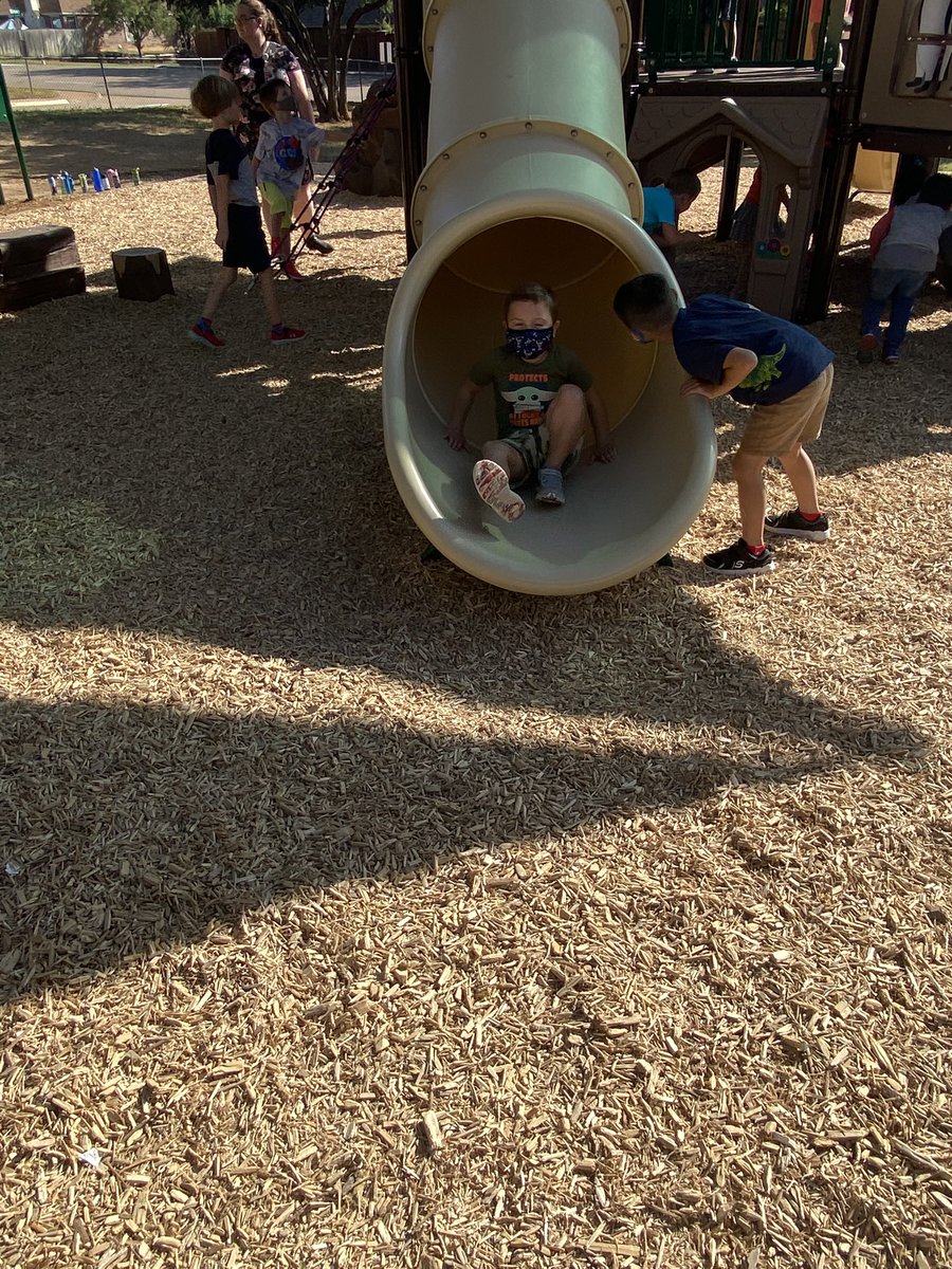 Oh what joy!  We love our new playground!  #GESShineOn