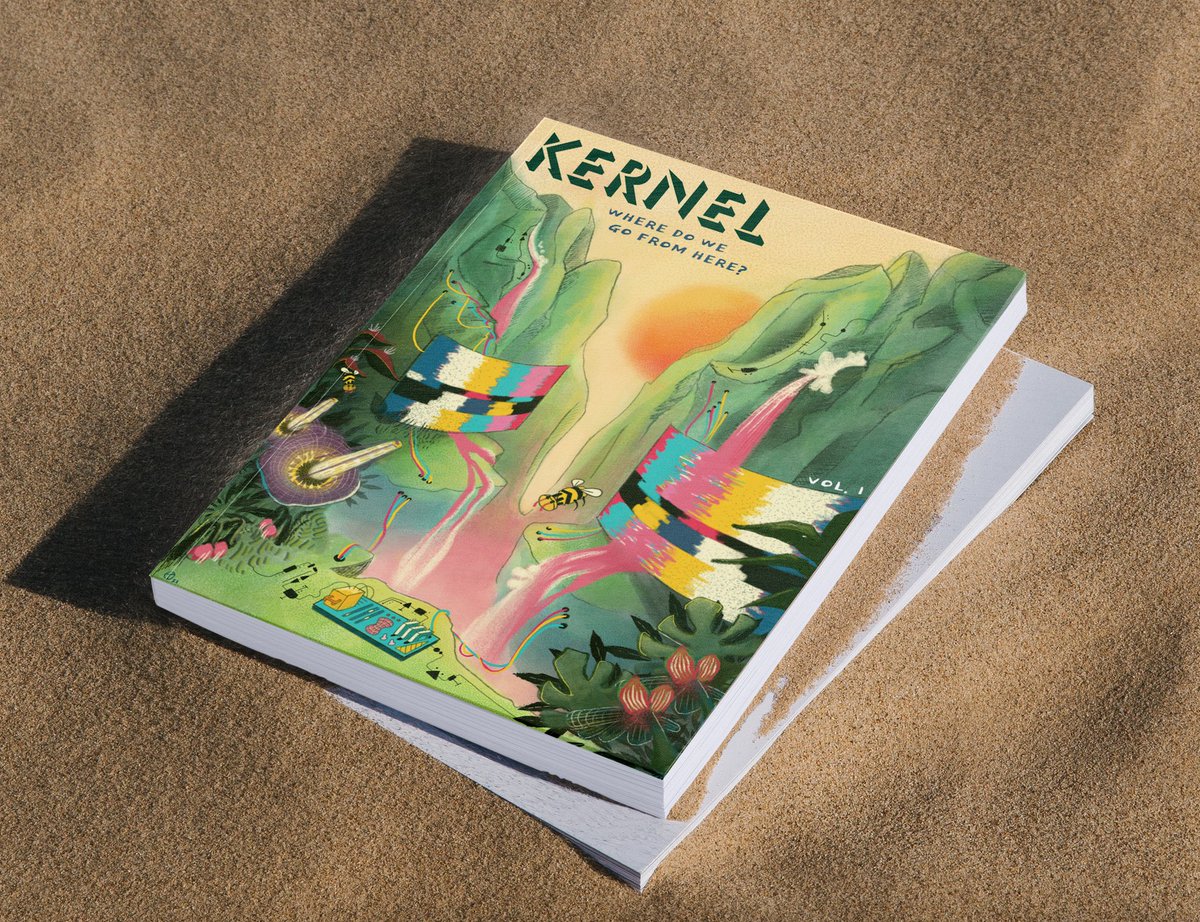 reboot_hq's tweet image. Today, we&apos;re launching Kernel, our inaugural print magazine.

From personal essays to historical analyses to speculative fiction, it includes 14 pieces by young technologists dreaming of a better collective future ⚡️

You can preorder Kernel at the link below.