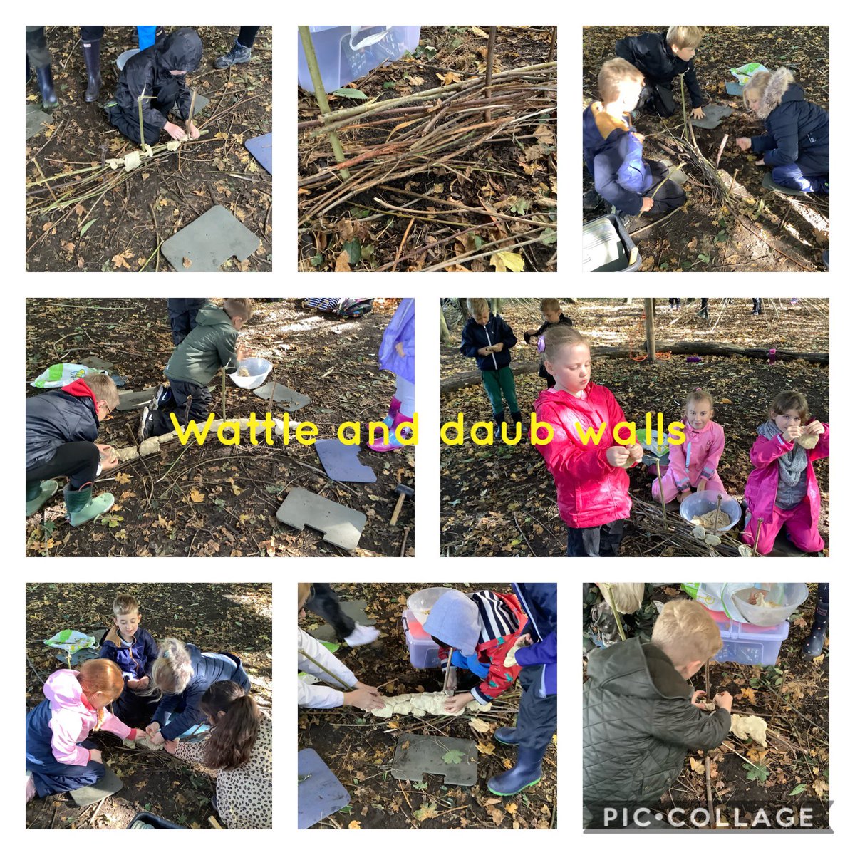 lanternlaneyr3's tweet photo. We practised our shelter building skills at Forest School today. Thankfully the rain stopped! https://t.co/0C2z1iu1bd