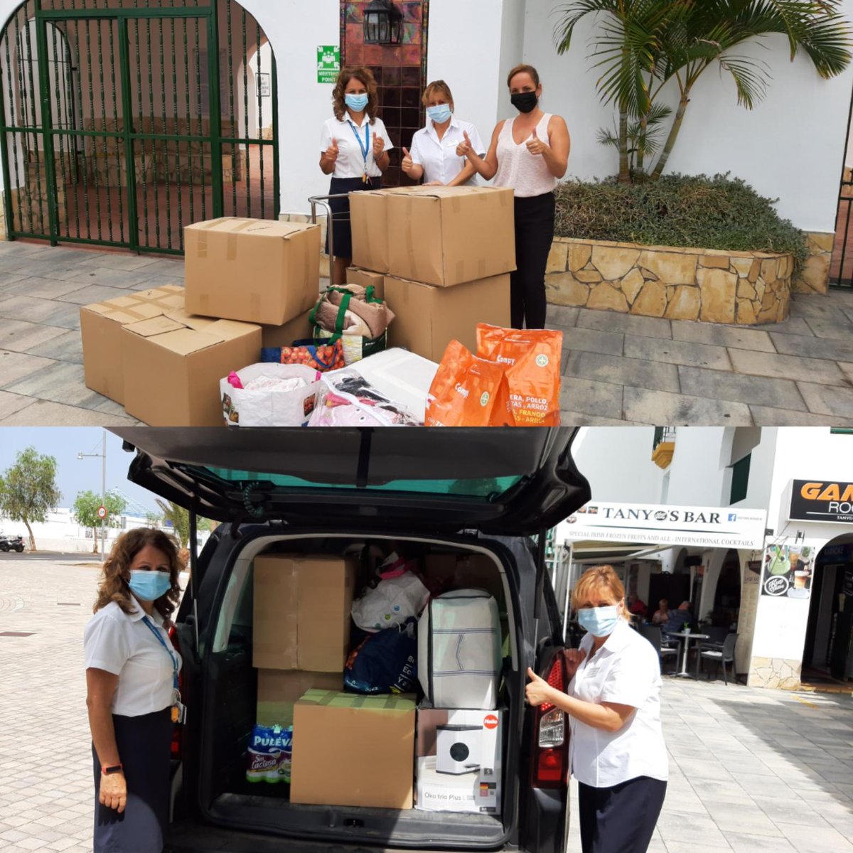 Our small help for those who have been affected by the Volcanic eruption in #LaPalma.Thank you #SantaBarbaraGolfandoceanClub for coming this morning to pick up deliveries from the Team at #Sunsetharbourclub
Nuestra pequeña contribución <a href="/diamondresorts/">Diamond</a>  #LaPalmaEstamosContigo