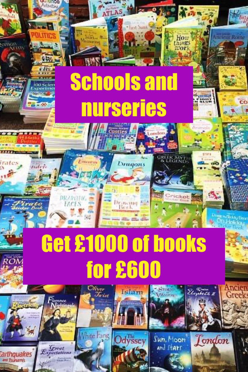 lisasbookplace's tweet photo. 📣Calling all schools and nurseries!!! 

Get £1000 of books for just £600 when you order with me before the end of the month! 

Do you know a teacher? Feel free to tag them in the comments. https://t.co/6b4ZuNG0Yk