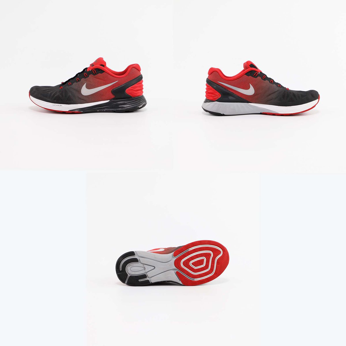 B B L ナイキ ルナグライド 6 Nike Id オリジナルカラー配色 メンズ ランニング限定カスタマイズシューズ 26 5 4 400 14年モデル 1週間に2回 1時間使用 約3年間 フィットネスジムの室内使用 限定カスタマイズシューズでオリジナルカラー配色