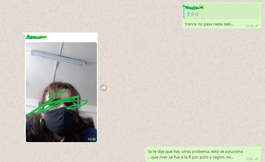 Martovidal's tweet photo. Mi hija nos informa por el chat familiar
que desaprobó economia.
Yo, como padre presente y comprensivo le explico que esto tiene solución y que hay cosas peores en la vida. https://t.co/wX4dmZV7il
