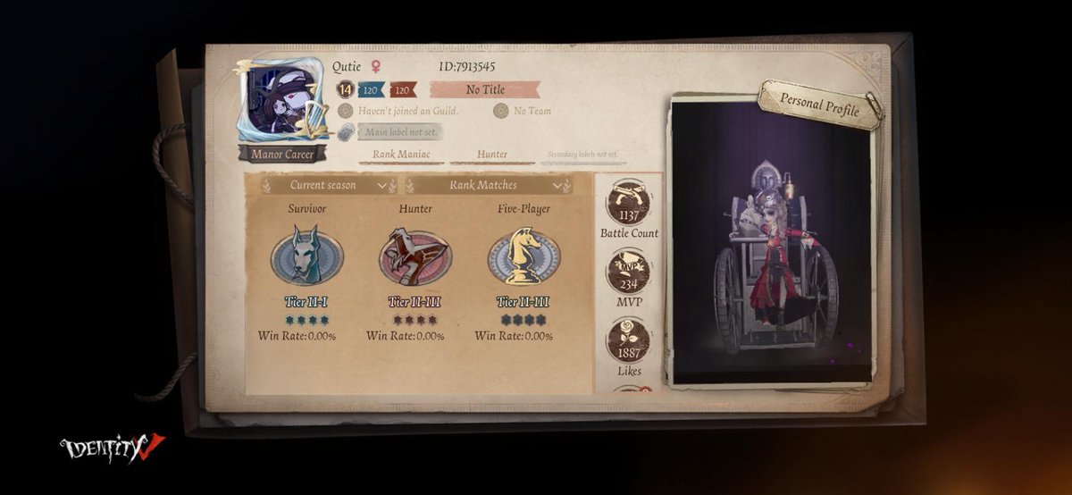 I'm playing Identity V. Fancy a game?