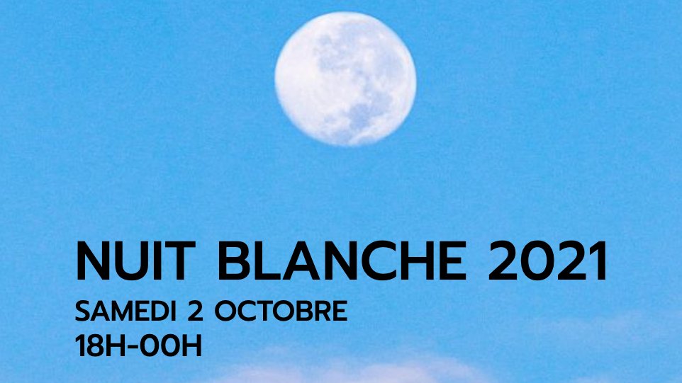 A l'occasion de la #nuitblanche 2021, 2 octobre, nous avons le plaisir de vous convier à cette soirée avec la performance de l'artiste Cécile Bouillot, l'installation interactive de Lamozé et la visite de l'exposition en cours jusqu'à minuit. 

➡️Détails : memoire-a-venir.org/nuitblanchemda…