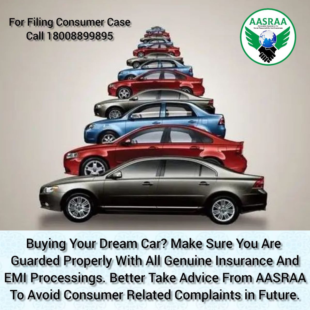 namanisrinivas1's tweet photo. Buy Your Dream Car With Proper Documentation. We Are Receiving So Many Complaints On Insurance Related Issues.
We Are Here To Help Consumers If They Are Facing Issues.
#FileAConsumerComplaint #ConsumerRights #Aasraa #ConsumerProtectionAct2019. https://t.co/qsLf2VzbYU