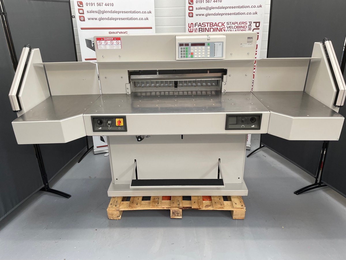 GlendalePS's tweet photo. Glendale now have a Morgana DigiBook 200 PUR Binder and Ideal 7228-06LT in stock and available for next day delivery! Both machines are refurbished and in perfect working condition. Links below:

https://t.co/lOrngZNZQe

https://t.co/O22B21fTHA https://t.co/VS61OJAEUA