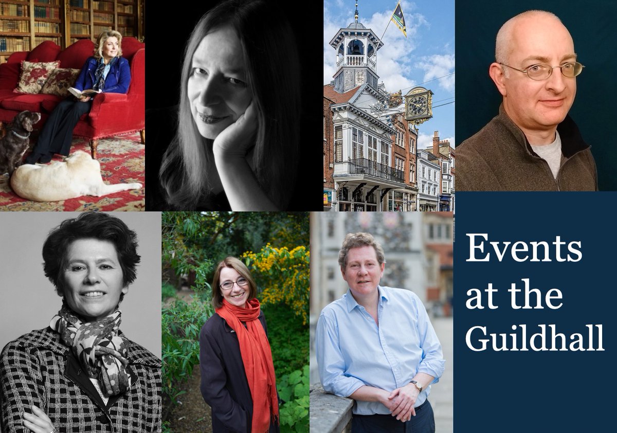 We're returning next week to the historic Guildhall in Guildford High Street. Check out the line-up speaking in one of Guildford's stunning heritage buildings guildfordbookfestival.co.uk/events #countessofcarnavon #seasonsathighclere #DowntonAbbey