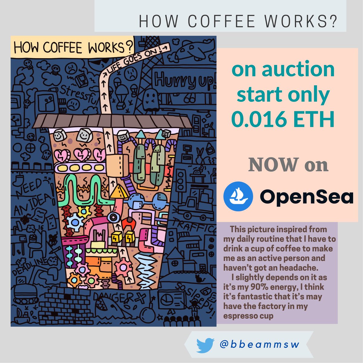 bbeammsw's tweet image. New collection! “So Goose”🦆
Available now on OpenSea ✨

opensea.io/collection/sog…

and “How coffee work?” now on auction
opensea.io/collection/bbe…

Come and check out!✨💖

#NFT #NFTcollector #NFTthailand #NFTcommunity #NFTdrop #NFTshill #NFTcollectibles #NFTTHAILAND