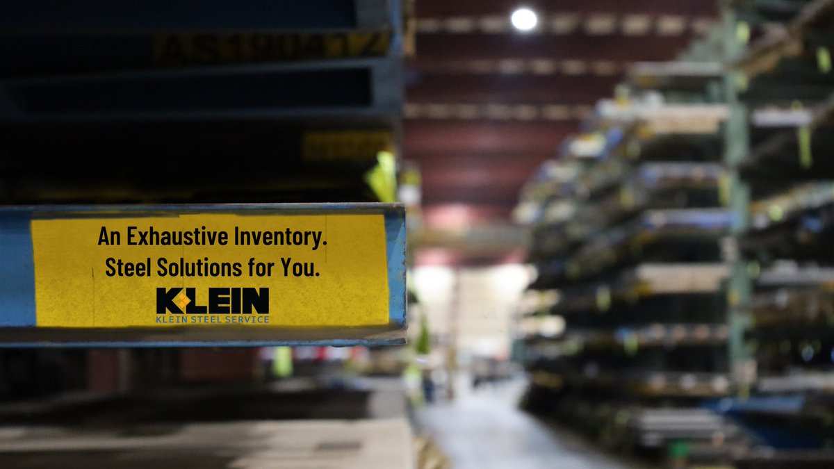 KleinSteel's tweet photo. An exhaustive inventory full of solutions for your steel supply problems. Call us at 585-328-4000 for your needs.
#SteelSupplier #KleinSteelService https://t.co/6sm70VBO4T