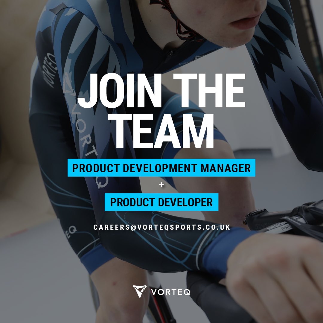 We're looking for people with product development experience to join the team - if you've got a passion for sports and garment/fabric design and innovation, please get in touch! 📧 careers@vorteqsports.co.uk 💻 vorteqsports.co.uk/about/careers #vorteqsports #sportswear #jointheteam