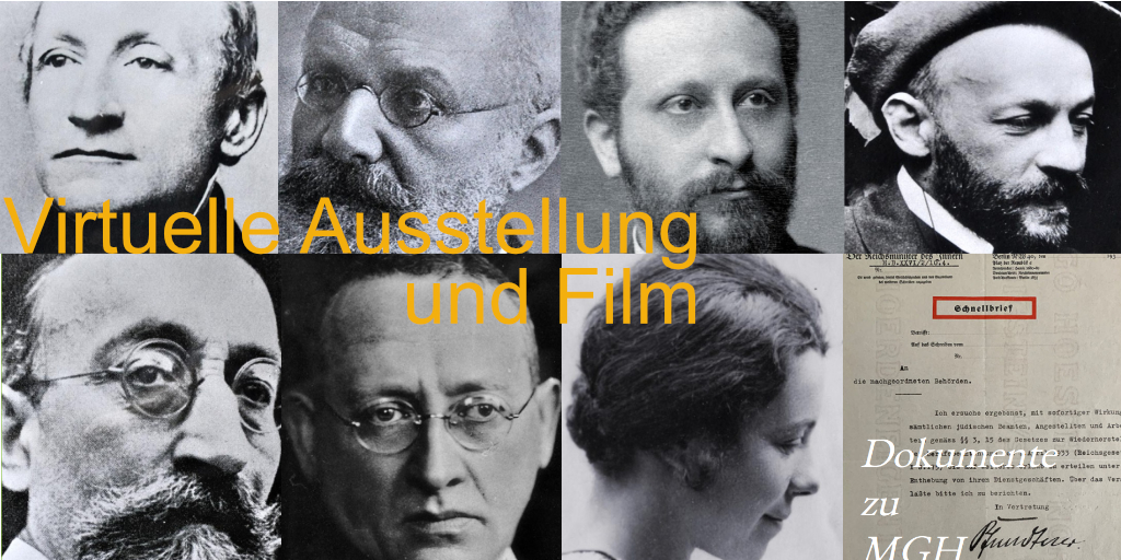 mgh_tweets's tweet image. NEU: visit.mgh.de! Virtuelle Ausstellung + Film (10 min)
*6 jüdische MGH-Mitarbeiter + 1 Mitarbeiterin + Dokumente zu MGH und Antisemitismus
*über 60 Originale aus dem MGH-Archiv
*wissenschaftliche Leistungen
*Lebenswege
visit.mgh.de