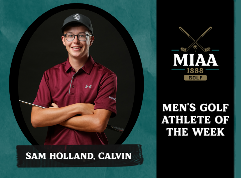 MIAA1888's tweet photo. #D3MIAA Golf Athletes of the Week | September 27, 2021 ⛳

Men's:
Sam Holland, @CalvinKnights
https://t.co/UhAikCDByQ

Women's:
Morgan Yates, @AlmaScots
https://t.co/bxjF33P1Nw

#MIAAgolf https://t.co/xHgqVqYh7C