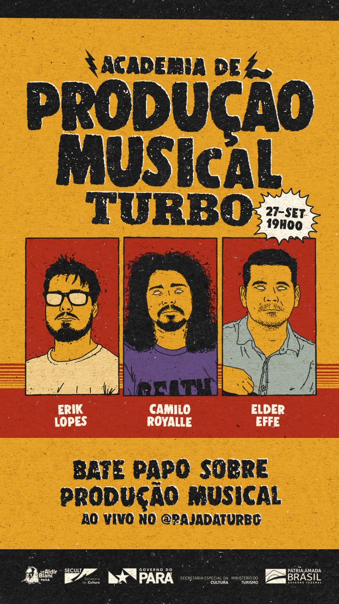 Hoje tem esse bate papo fera a partir das 19h lá no nosso insta. Raaaja! <a href="/eletrobass/">Erik Lopes</a> <a href="/eldereffe/">eldereffe</a>